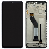 Ekranas Xiaomi Redmi 14C 4G / Poco C75 su lietimui jautriu stikliuku ir rėmeliu Black