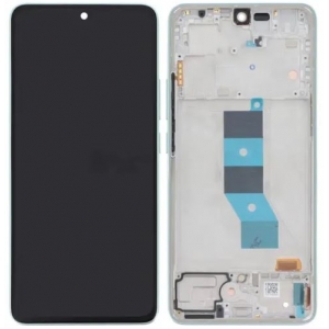 Ekranas Xiaomi Redmi Note 14 5G su lietimui jautriu stikliuku ir rėmeliu Lavender Purple originalus (service pack)