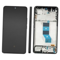 Ekranas Xiaomi Redmi Note 14 5G su lietimui jautriu stikliuku ir rėmeliu Midnight Black originalus (service pack)