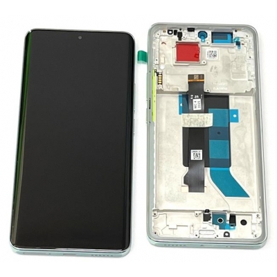 Ekranas Xiaomi Redmi Note 14 Pro 5G su lietimui jautriu stikliuku ir rėmeliu Coral Green originalus (service pack) Ekranas Xiaomi Redmi Note 14 Pro 5G su lietimui jautriu stikliuku ir rėmeliu Coral Green originalus (service pack)
