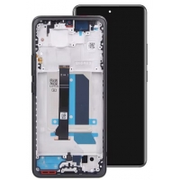 Ekranas Xiaomi Redmi Note 14 Pro+ 5G su lietimui jautriu stikliuku ir rėmeliu Midnight Black originalus (service pack)