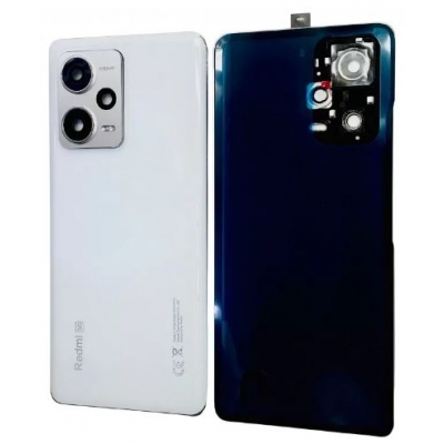 Galinis dangtelis Xiaomi Redmi Note 12 Pro+ 5G Polar White su kameros stikliuku Galinis dangtelis Xiaomi Redmi Note 12 Pro+ 5G Polar White su kameros stikliuku