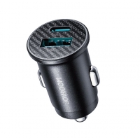 Įkroviklis automobilinis JOYROOM (JR-CCN16) (1xUSB-C; 1xUSB; 15W) juodas