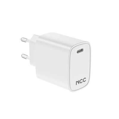 Įkroviklis NCC (USB-C) (20W) baltas Įkroviklis NCC (USB-C) (20W) baltas