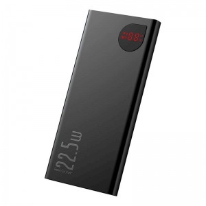 Išorinė baterija POWER BANK Baseus (PPAD070001) 10000mAh (2xUSB; 1xType-C; 22,5W) juoda