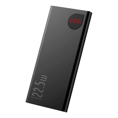 Išorinė baterija POWER BANK Baseus (PPAD070001) 10000mAh (2xUSB; 1xType-C; 22,5W) juoda Išorinė baterija POWER BANK Baseus (PPAD070001) 10000mAh (2xUSB; 1xType-C; 22,5W) juoda