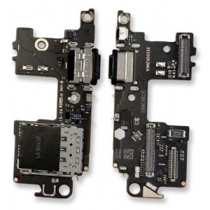 Lanksčioji jungtis Xiaomi Mi 11 su įkrovimo kontaktu ir mikrofonu, SIM kortelės kontaktu originalus (service pack)