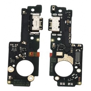 Lanksčioji jungtis Xiaomi Redmi 10 5G (NO NFC) su įkrovimo kontaktu ir mikrofonu originali (service pack)
