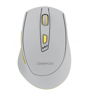 Pelė OMEGA OMC529RWGL belaidė (RECHARGEABLE USB-C) pilkos spalvos