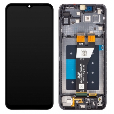 Ekranas Samsung A146 A14 5G 2023 su lietimui jautriu stikliuku ir rėmeliu Black originalus (used Grade A) Ekranas Samsung A146 A14 5G 2023 su lietimui jautriu stikliuku ir rėmeliu Black originalus (used Grade A)
