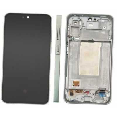 Ekranas Samsung A366 A36 5G su lietimui jautriu stikliuku ir rėmeliu Awesome Lime originalus (assembled service pack) Ekranas Samsung A366 A36 5G su lietimui jautriu stikliuku ir rėmeliu Awesome Lime originalus (assembled service pack)