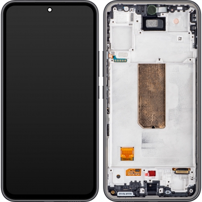 Ekranas Samsung A546 A54 5G 2023 su lietimui jautriu stikliuku ir rėmeliu Graphite originalus (used Grade C) Ekranas Samsung A546 A54 5G 2023 su lietimui jautriu stikliuku ir rėmeliu Graphite originalus (used Grade C)