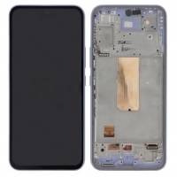 Ekranas Samsung A546 A54 5G 2023 su lietimui jautriu stikliuku ir rėmeliu Violet originalus (used Grade C)