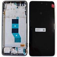 Ekranas Xiaomi Poco M7 Pro 5G su lietimui jautriu stikliuku ir rėmeliu Green originalus (service pack)