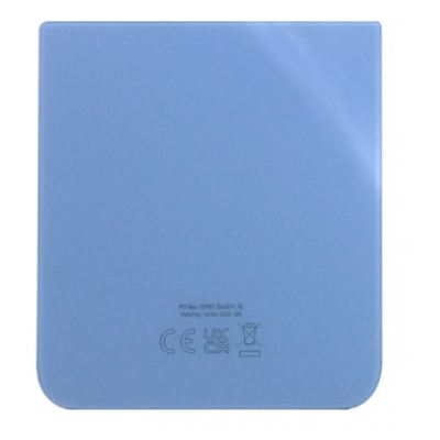 Galinis apatinis dangtelis Samsung F721 Z Flip4 5G Blue originalus (used Grade C) Galinis apatinis dangtelis Samsung F721 Z Flip4 5G Blue originalus (used Grade C)