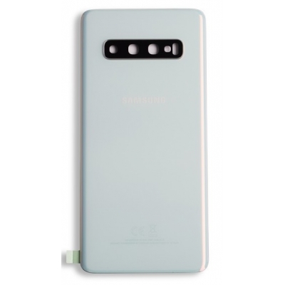 Galinis dangtelis Samsung G973 S10 Prism White originalus (used Grade B) Galinis dangtelis Samsung G973 S10 Prism White originalus (used Grade B)