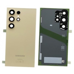 Galinis dangtelis Samsung S928 S24 Ultra Titanium Yellow originalus (used Grade B)