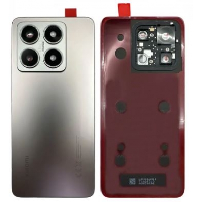 Galinis dangtelis Xiaomi 14T 5G Titan Grey su kameros stikliuku Galinis dangtelis Xiaomi 14T 5G Titan Grey su kameros stikliuku