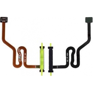 Lanksčioji jungtis Samsung A165 A16 4G su pirštų atspaudų jutikliu Black originali (service pack)