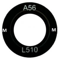Samsung A566 A56 5G kameros stikliukas Black (lens Macro) 1pcs (service pack)