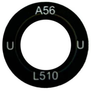Samsung A566 A56 5G kameros stikliukas Black (lens Ultra Wide) 1pcs (service pack)