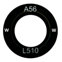 Samsung A566 A56 5G kameros stikliukas Black (lens Wide) 1pcs (service pack)