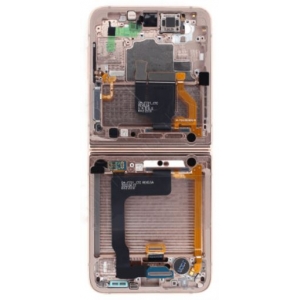 Vidinis korpusas Samsung F721 Z Flip4 5G Pink Gold originalus (used Grade B)