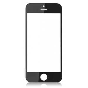 LCD stikliukas Apple iPhone 5 su rėmeliu ir OCA + poliarizuota juodas