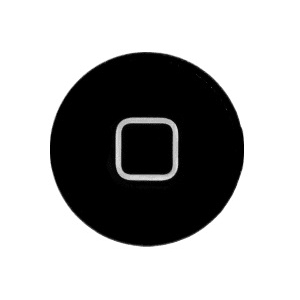 Mygtukas HOME skirtas iPad 2 juodas HQ