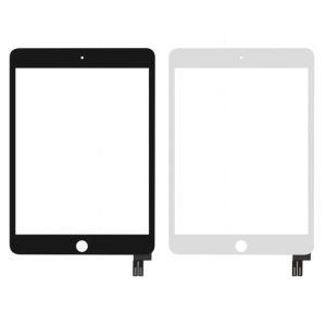 Lietimui jautrus stikliukas iPad mini 5 2019 (A2133 / A2124 / A2125 / A2126) White HQ