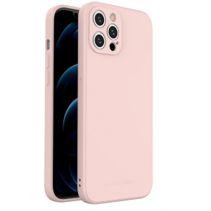 Dėklas Wozinsky Color Case Silicone skirtas iPhone 11 Pro rožinis