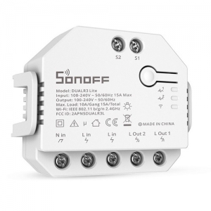 SONOFF išmanusis 2 kanalų jungiklis Wi-Fi