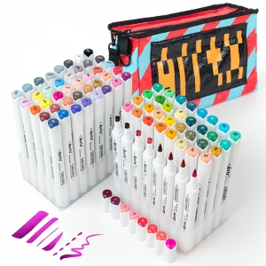 Dvipusiai markeriai - flomasteriai ARRTX Oros, 80 spalvų
