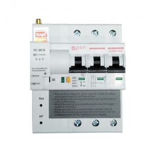 TUYA Išmanusis 3 kontaktų automatinis saugiklis - kirtiklis, Wi-Fi, RS485, 63A