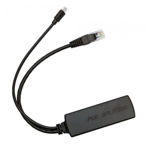 PoE 10/100M spliteris - Micro USB 5V 2A