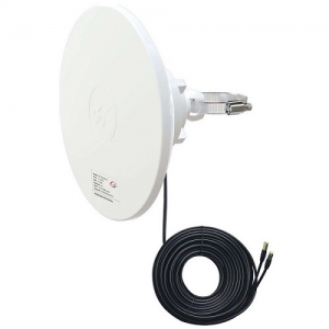 5G / LTE / CBRS 2x2MIMO antena, 1.7-4.2GHz, 2x 12dBi, IP67