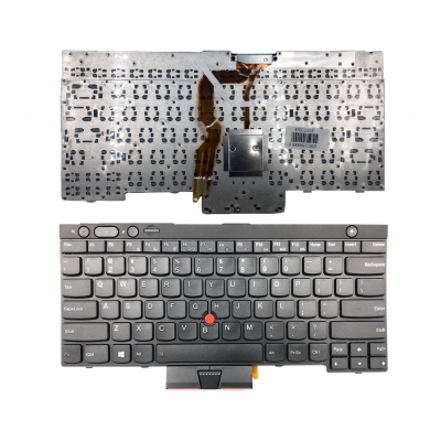 Klaviatūra Lenovo: Thinkpad T430, T530, L430, X230, W530 su rėmėliu ir Klaviatūra Lenovo: Thinkpad T430, T530, L430, X230, W530 su rėmėliu ir