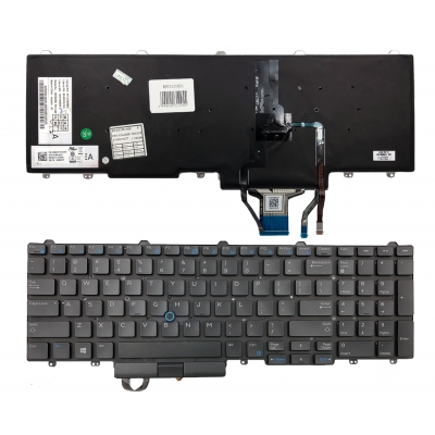 Klaviatūra Dell: Latitude E5550, E5570, 5580 / Precision15 7510, 3510 / Precision 17 7710 Klaviatūra Dell: Latitude E5550, E5570, 5580 / Precision15 7510, 3510 / Precision 17 7710