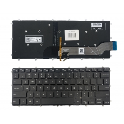 Klaviatūra DELL: Inspiron 14 7466 su apšvietimu Klaviatūra DELL: Inspiron 14 7466 su apšvietimu