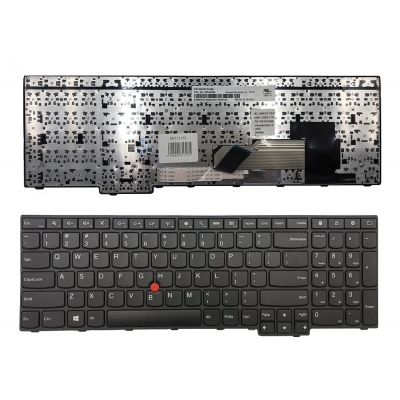 Klaviatūra Lenovo: ThinkPad E550 E555 su rėmeliu ir valdymo tašku Klaviatūra Lenovo: ThinkPad E550 E555 su rėmeliu ir valdymo tašku