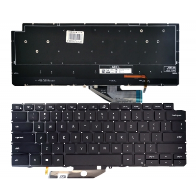 Klaviatūra DELL XPS 13: 7390, 9730, 9780 Klaviatūra DELL XPS 13: 7390, 9730, 9780