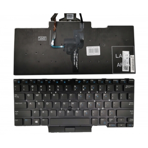 Klaviatūra DELL Latitude: E5450, E5470, E5480 su apšvietimu ir „trackpoint“