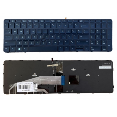 Klaviatūra HP: Probook 650 G2/G3, 655 G2/G3 su pašvietimu Klaviatūra HP: Probook 650 G2/G3, 655 G2/G3 su pašvietimu