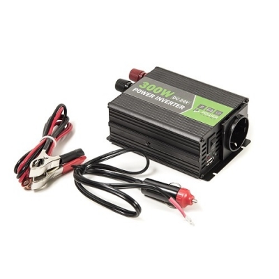 Įtampos keitiklis 24V-220V, 300W Įtampos keitiklis 24V-220V, 300W