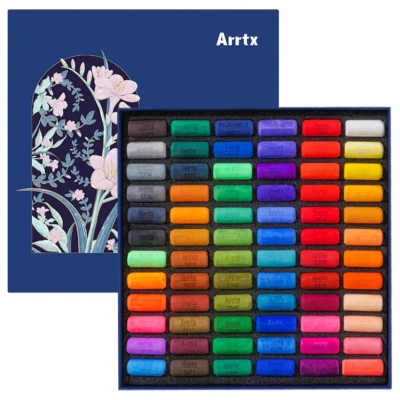 Minkštų pastelių rinkinys ARRTX, 72 spalvų