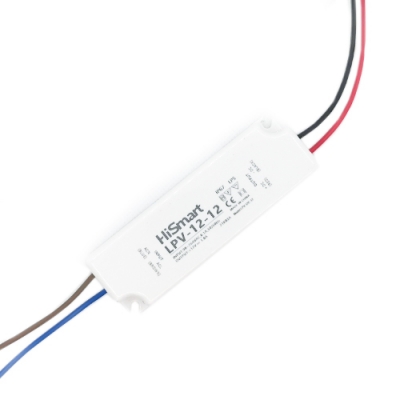 Maitinimo šaltinis 12V, 1A, 12W, IP67 Maitinimo šaltinis 12V, 1A, 12W, IP67