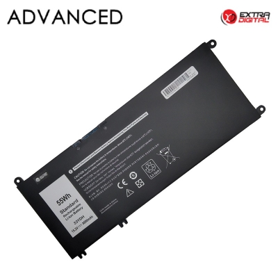 Nešiojamo kompiuterio baterija DELL 33YDH, 55Wh, Extra Digital Advanced Nešiojamo kompiuterio baterija DELL 33YDH, 55Wh, Extra Digital Advanced