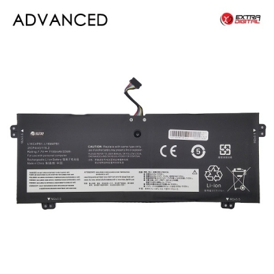 Nešiojamo kompiuterio baterija LENOVO L16C4PB1, 7100mAh, Extra Digital Advanced Nešiojamo kompiuterio baterija LENOVO L16C4PB1, 7100mAh, Extra Digital Advanced