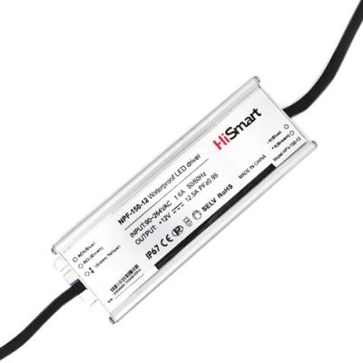 Maitinimo šaltinis 12V, 12.5A, 150W, PFC, IP67 Maitinimo šaltinis 12V, 12.5A, 150W, PFC, IP67