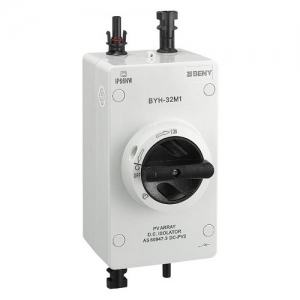 DC jungiklis 2P, 32A, 1000VDC, MC4, IP66
